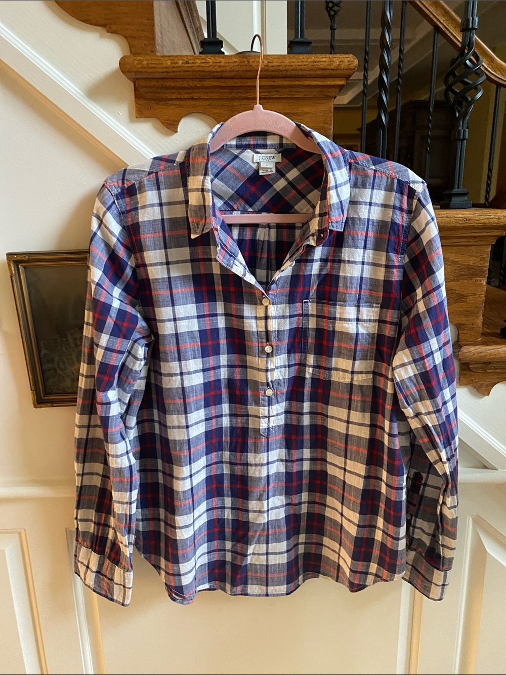 J. CREW Cotton Pullover Shirt